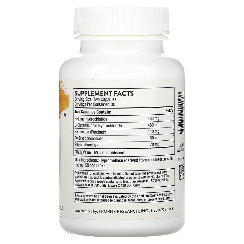 Thorne, Bio-Gest, 60 Capsules 693749404026