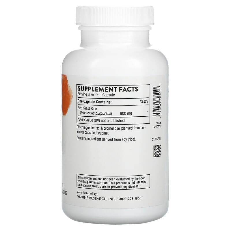 Thorne, Choleast-900, 120 Capsules 693749705017