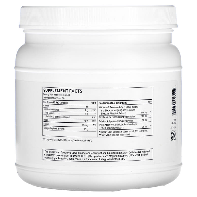 Thorne, Collagen Plus, Passion Berry, 17.5 oz (495 g) 693749013112