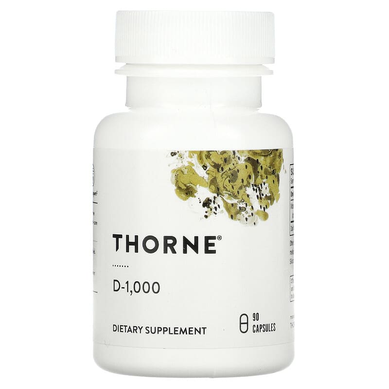 Thorne D-1,000 90 Capsules 693749128014