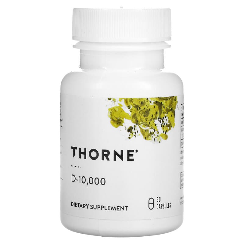 Thorne D-10,000 60 Capsules 693749148012