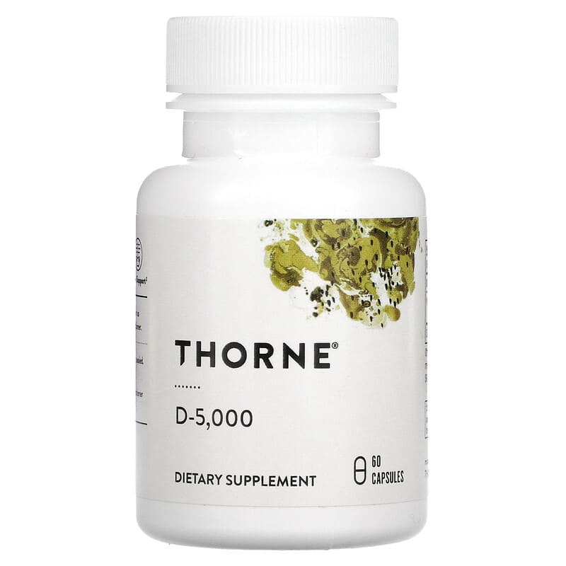 Thorne D-5,000 60 Capsules 693749138013
