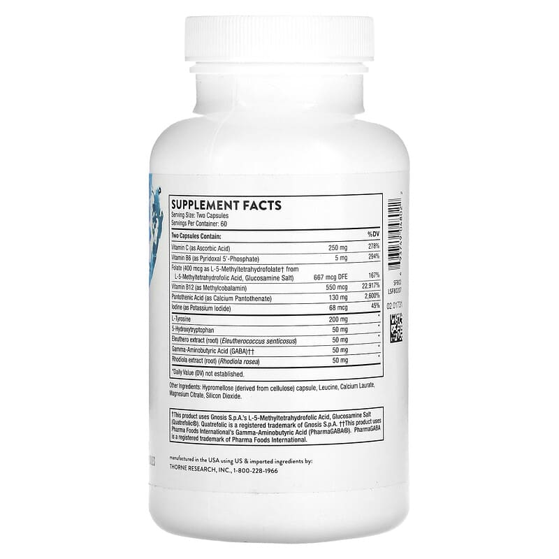 Thorne, Deproloft-HF, 120 Capsules 693749048022