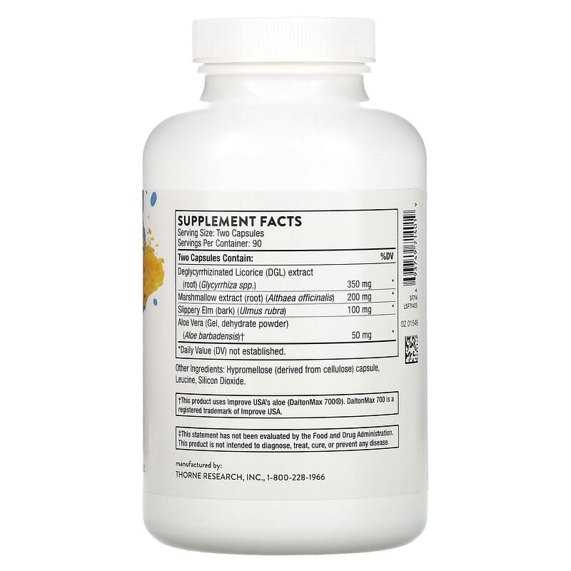 Thorne, GI-Relief, 180 Capsules 693749714019