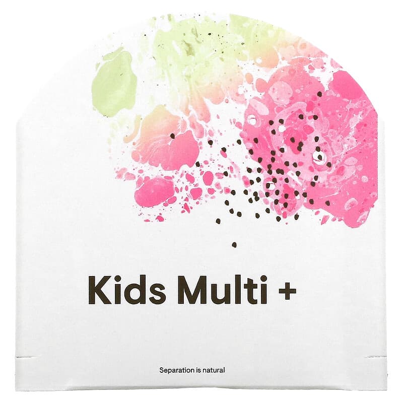 Thorne, Kids Multi+, Ages 4-12, Strawberry Kiwi, 30 Nutrient Discs 693749013372