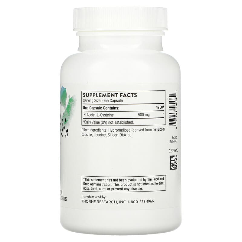 Thorne, NAC, 90 Capsules 693749560029