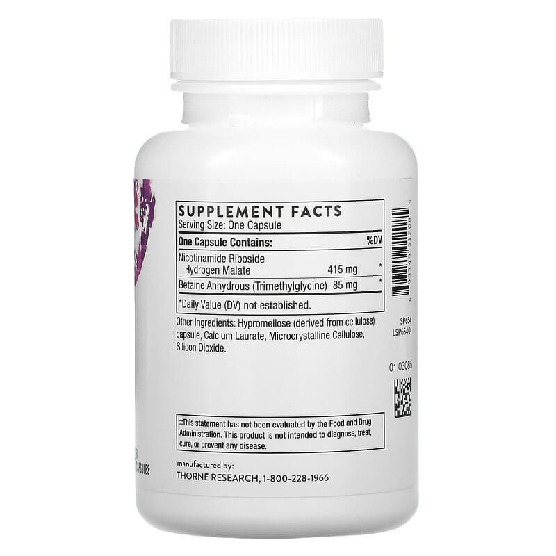 Thorne, NiaCel 400, 60 Capsules 693749012085