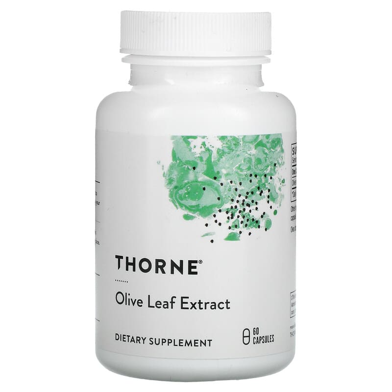 Thorne Olive Leaf Extract 60 Capsules 693749763031
