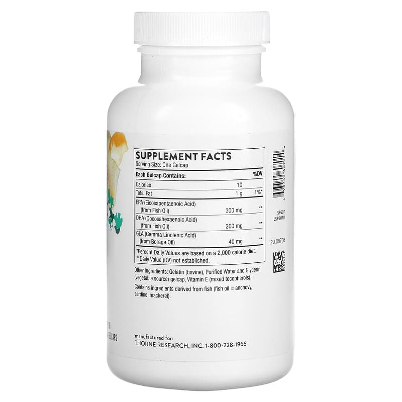 Thorne, Omega Plus, 90 Gelcaps 693749607014
