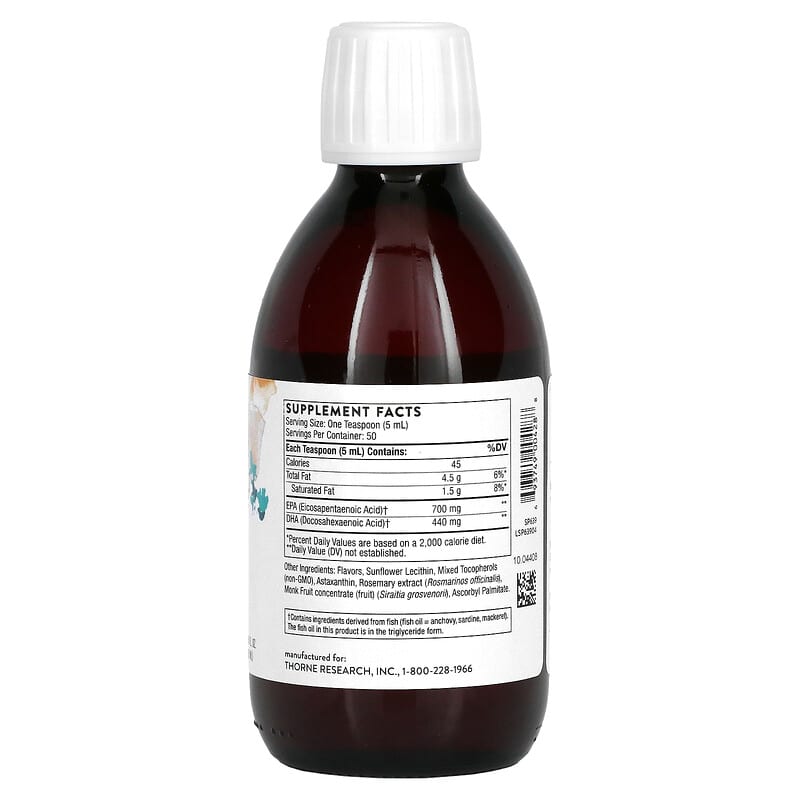 Thorne, Omega Superb, Lemon Berry, 8.45 fl oz (250 ml) 693749004288