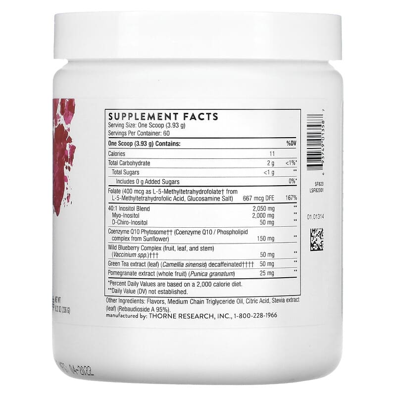 Thorne, Ovarian Care, Mixed Berry , 8.32 oz (236 g) 693749013587