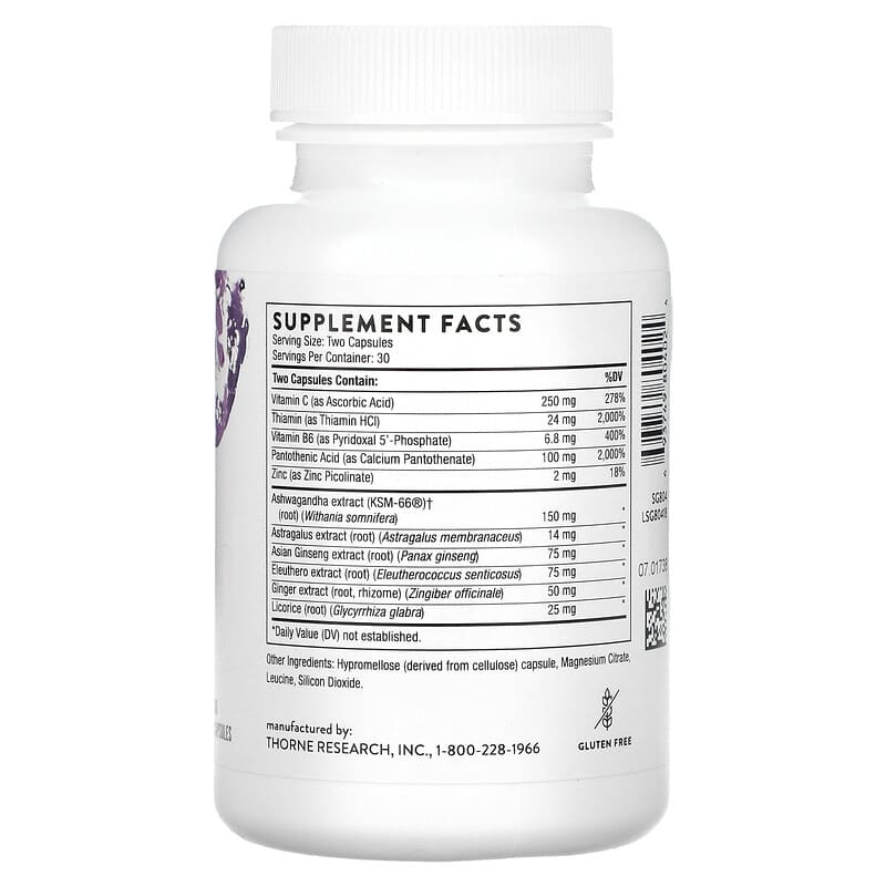 Thorne, Phytisone, 60 Capsules 693749804024