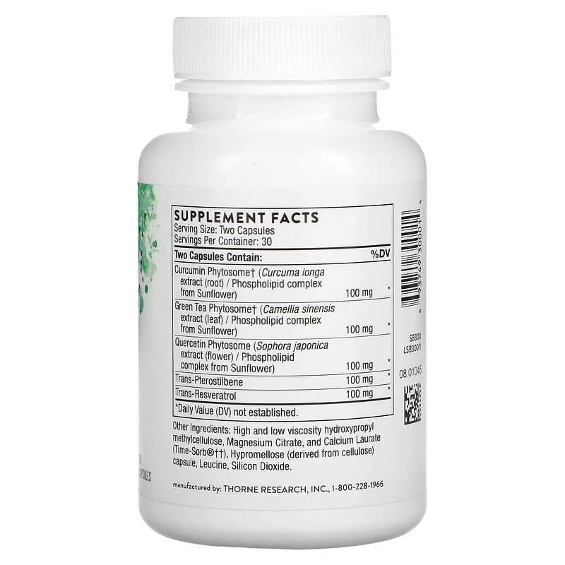 Thorne, PolyResveratrol-SR, 60 Capsules 693749300014