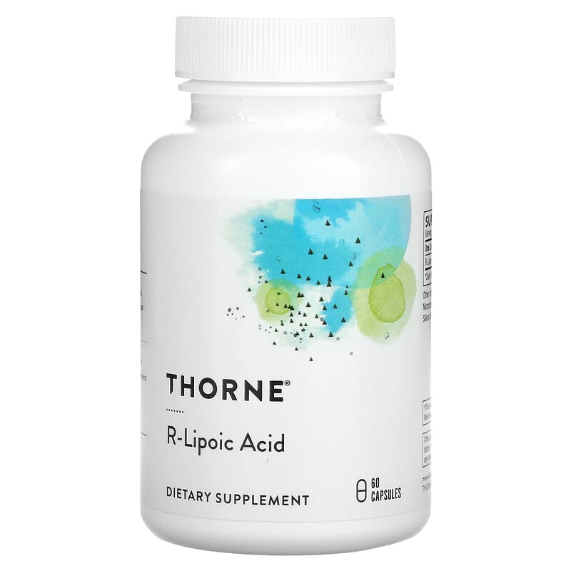 Thorne R-Lipoic Acid 60 Capsules 693749771036