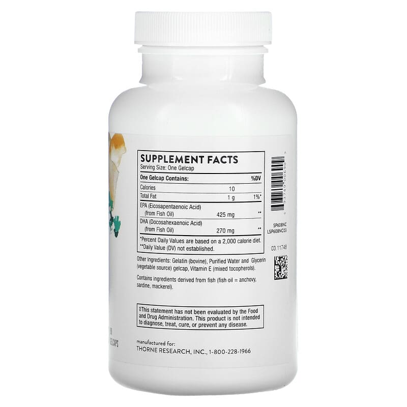 Thorne, Super EPA, 90 Gelcaps 693749006909