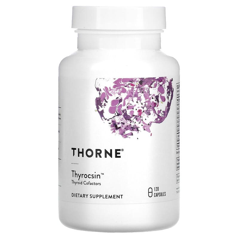 Thorne Thyrocsin Thyroid Cofactors 120 Capsules 693749784012