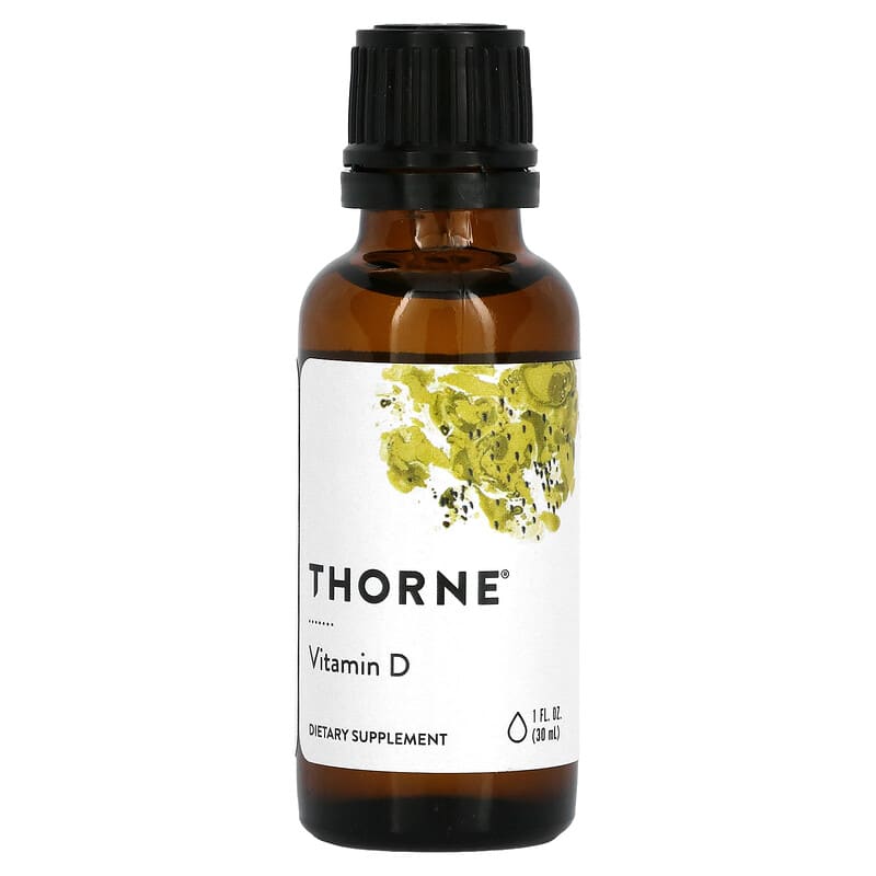 Thorne Vitamin D Liquid 1 fl oz (30 ml) 693749168010