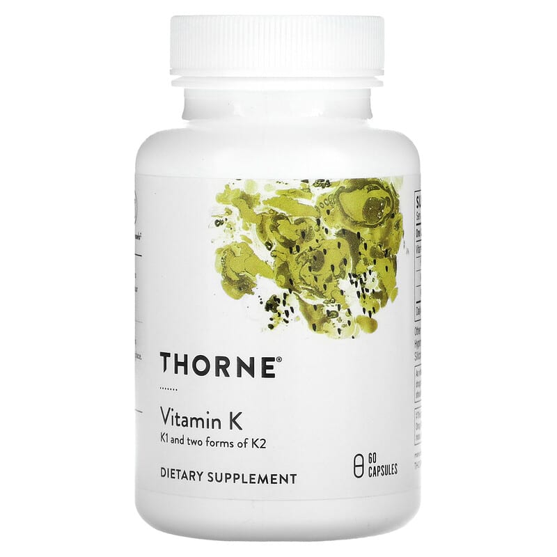 Thorne Vitamin K 60 Capsules 693749006619