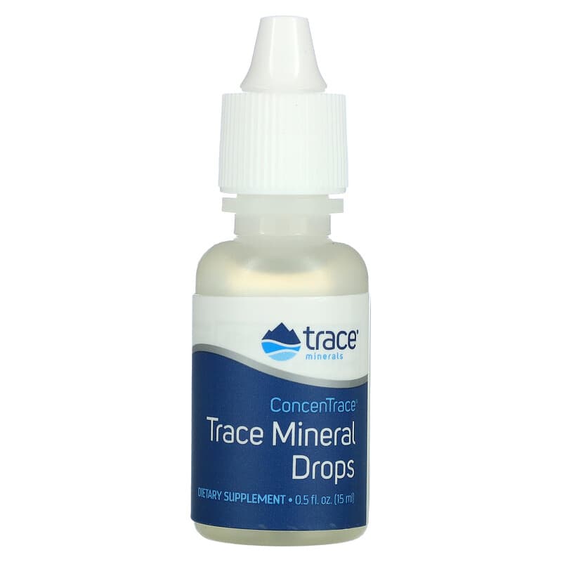 Trace Minerals ® ConcenTrace Trace Mineral Drops 0.5 fl oz (15 ml) 878941000089