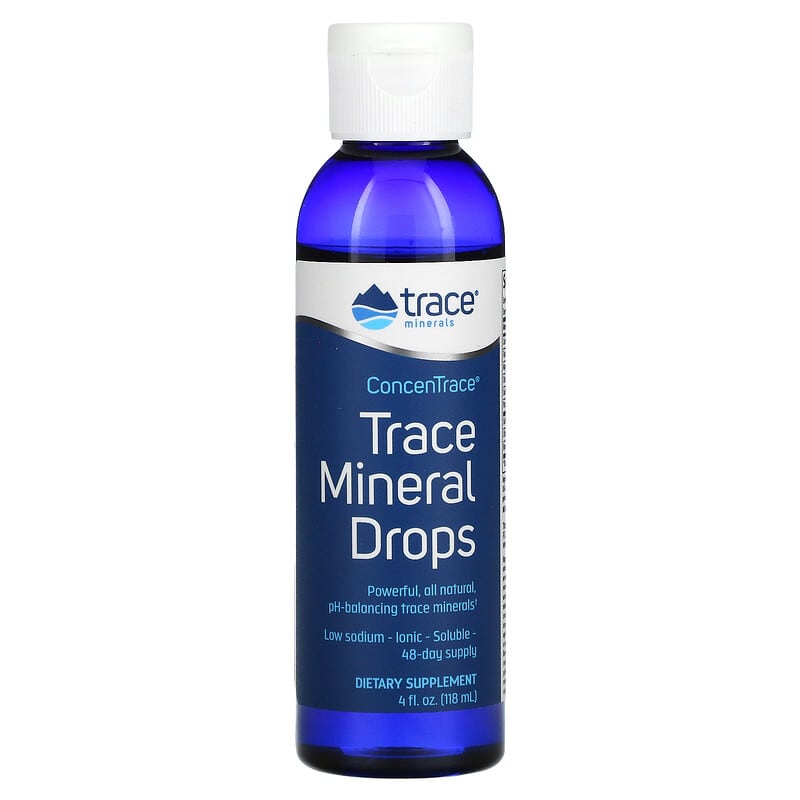 Trace Minerals ® ConcenTrace Trace Mineral Drops 4 fl oz (118 ml) 878941000065