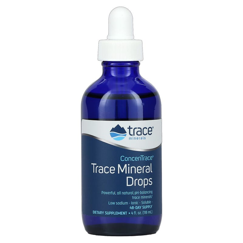 Trace Minerals ® ConcenTrace Trace Mineral Drops 4 fl oz (118 ml) 878941002113