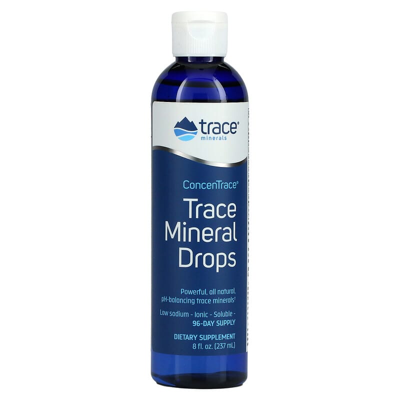 Trace Minerals ® ConcenTrace Trace Mineral Drops 8 fl oz (237 ml) 878941000058