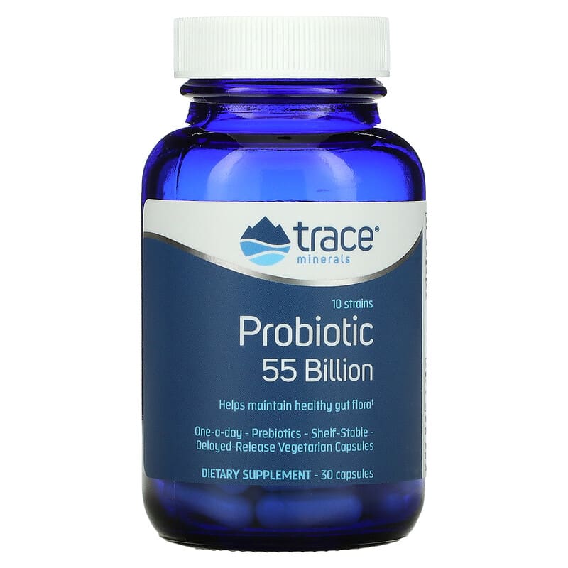 Trace Minerals ® Probiotic 55 Billion 30 Capsules 878941002120