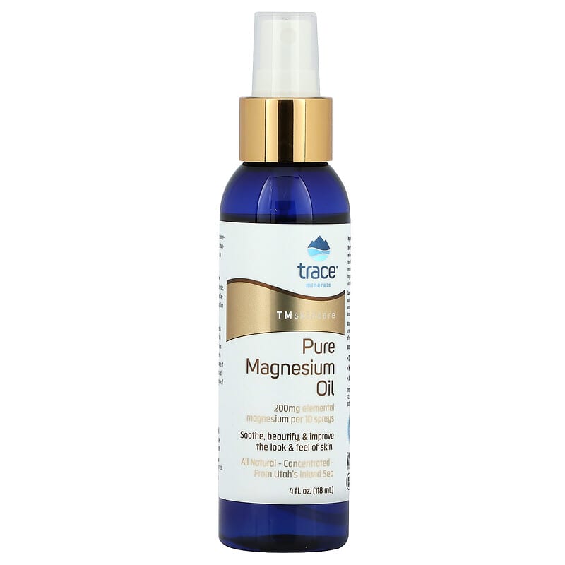 Trace Minerals ® TM Skincare Pure Magnesium Oil 4 fl oz (118 ml) 878941004667