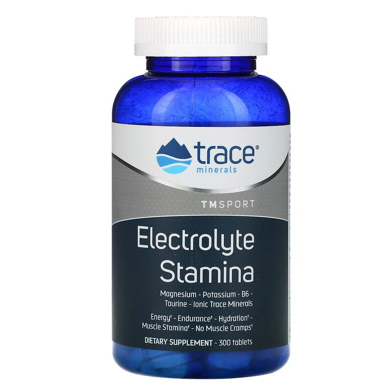 Trace Minerals ® TM Sport Electrolyte Stamina 300 Tablets 878941000591