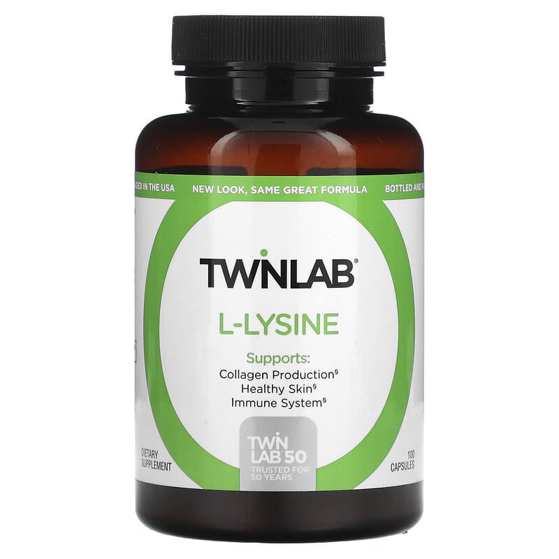 Twinlab L-Lysine 500 mg 100 Capsules 27434001410