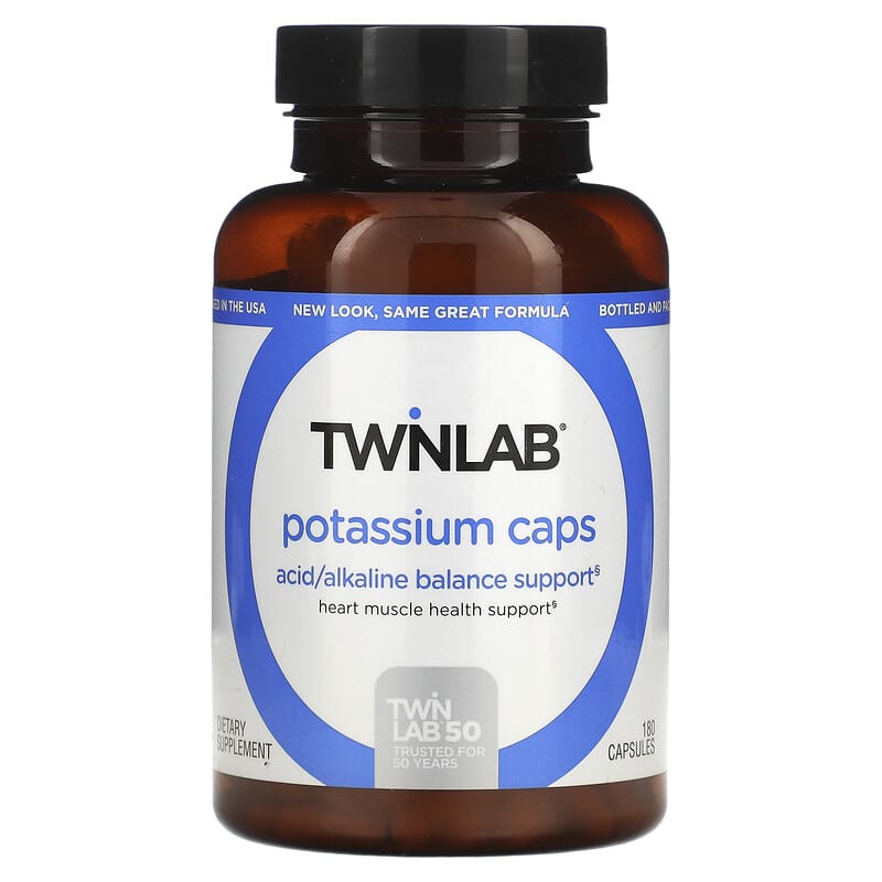 Twinlab Potassium Caps 180 Capsules 27434010344