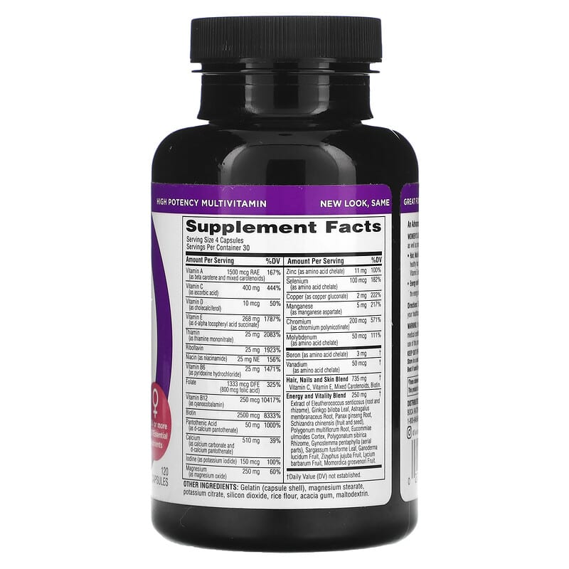 Twinlab, Women's Ultra Daily, 120 Capsules 27434030526