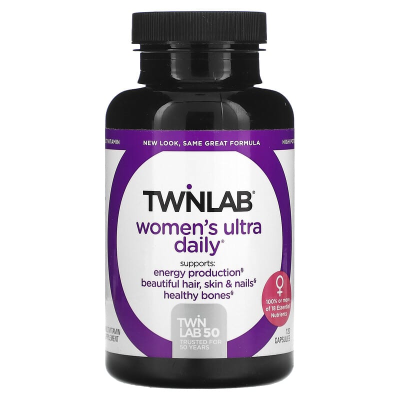 Twinlab Women's Ultra Daily 120 Capsules 27434030526