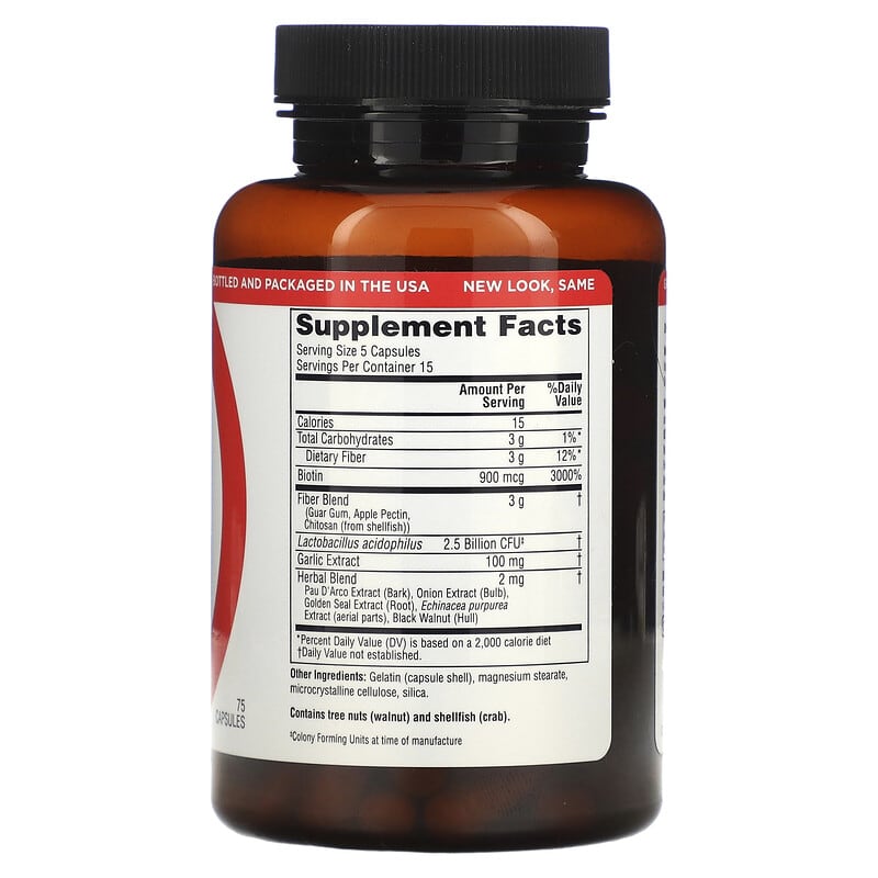 Twinlab, Yeast Fighters, 75 Capsules 27434016803
