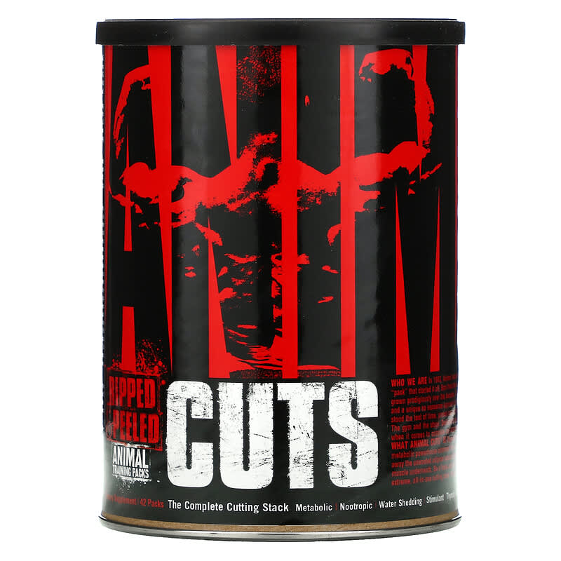 Universal Nutrition Animal Cuts Ripped & Peeled 42 Packs 39442030146