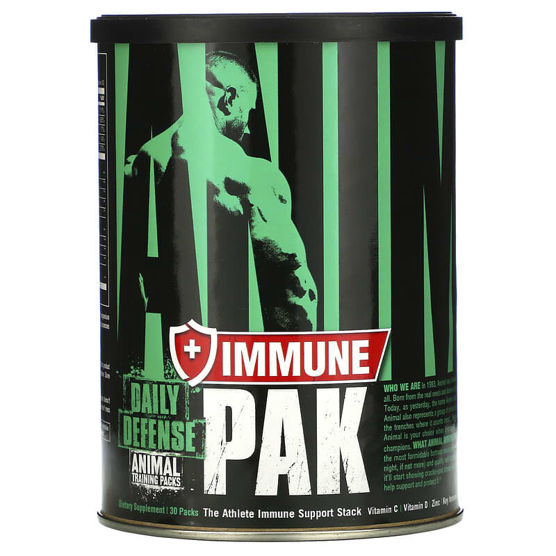 Universal Nutrition Animal Immune Pak Daily Defense Training Packs 30 Packs 39442039408