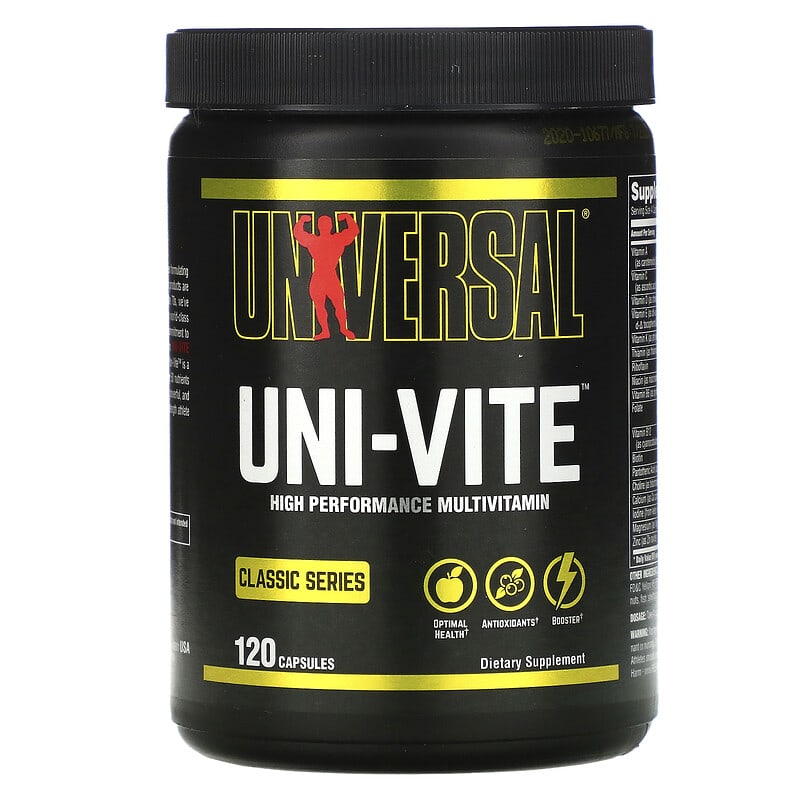 Universal Nutrition Uni-Vite 120 Capsules 39442048806