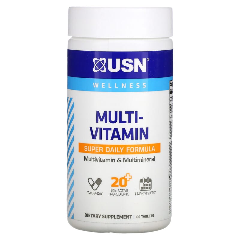 USN Multi - Vitamin Super Daily Formula 60 Tablets 6009544934448