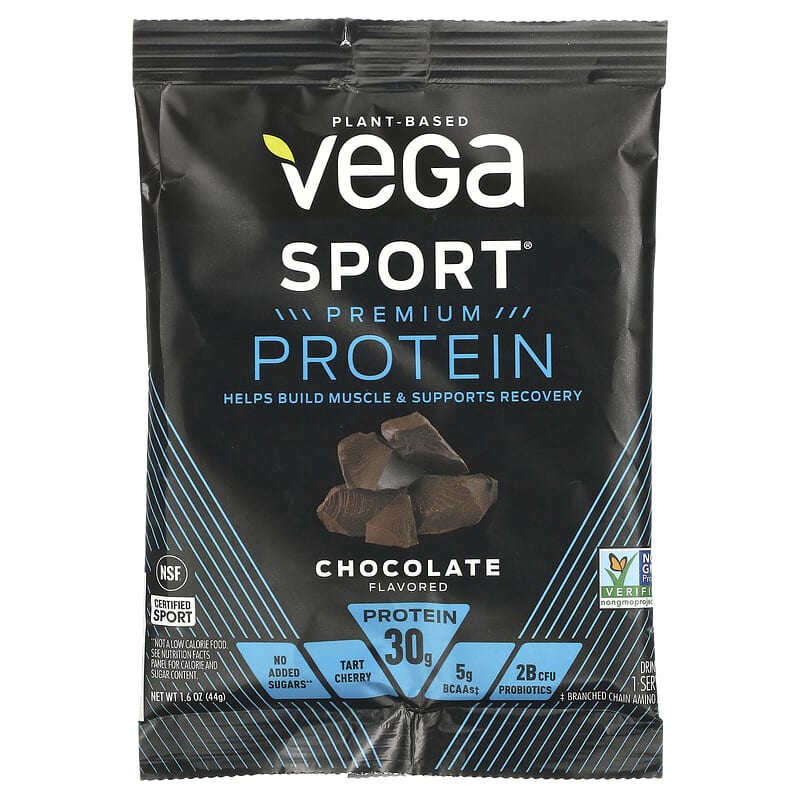 Vega Sport Performance Protein Powder Chocolate 1.6 oz (44 g) 838766008769