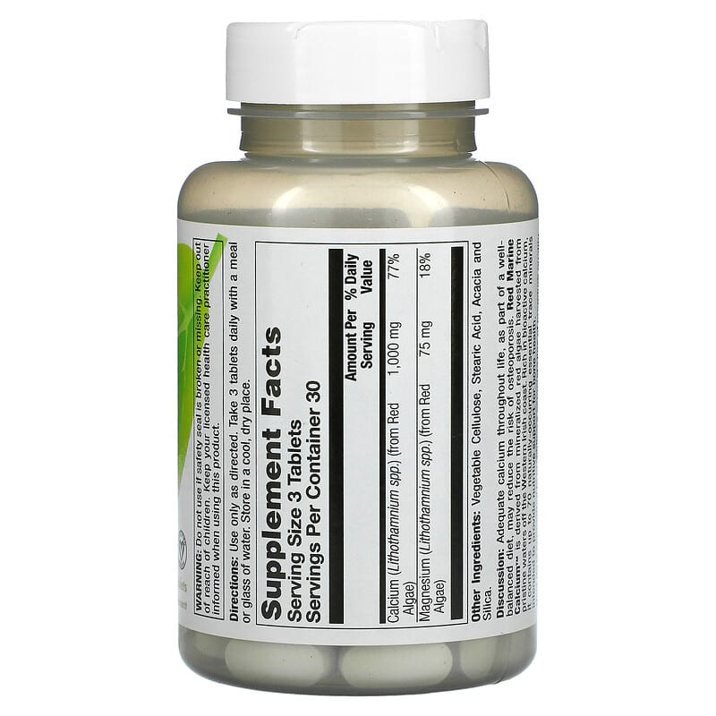 VegLife, Red Marine Calcium, 90 Tablets 76280219289