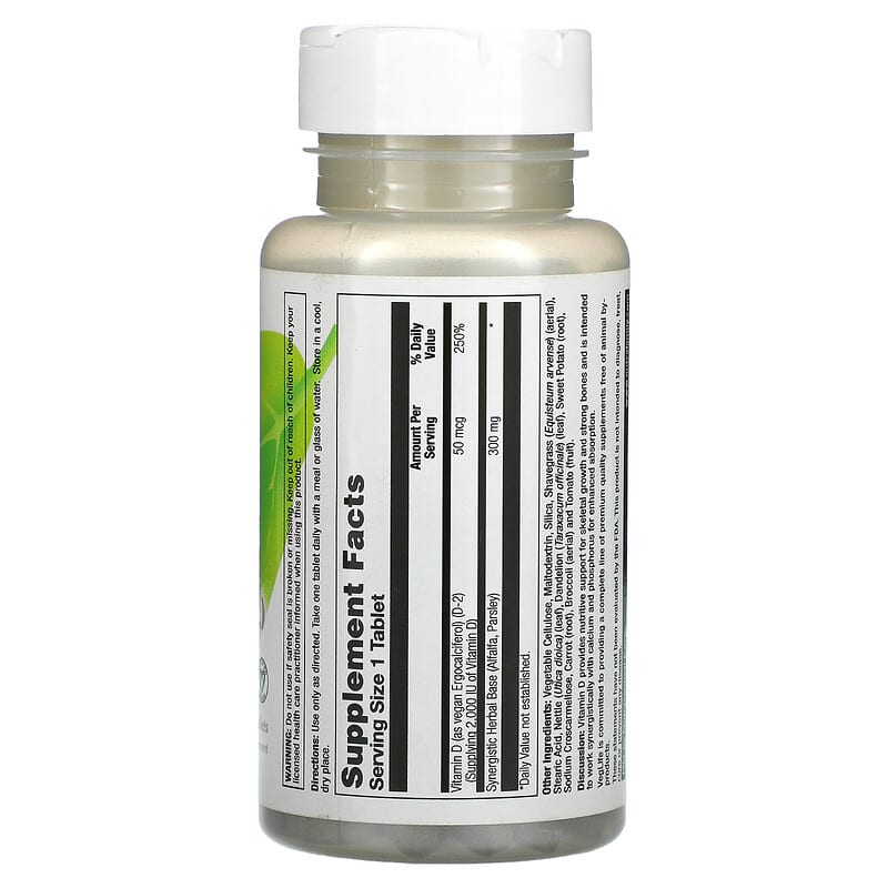 VegLife, Supreme Vegan D, 2,000 IU (50 mcg), 100 Tablets 76280870312