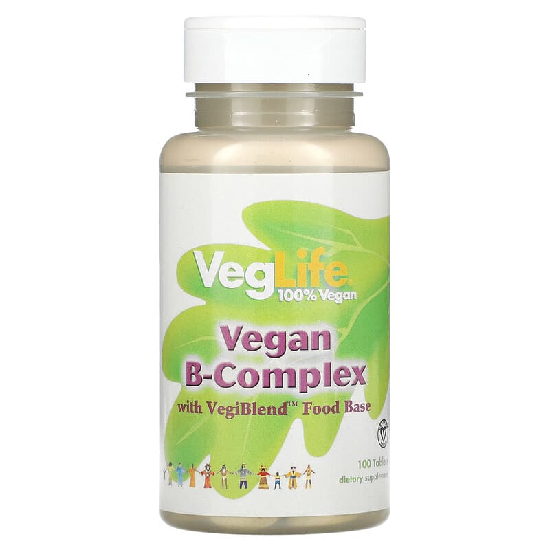 VegLife Vegan B-Complex 100 Tablets 76280742510