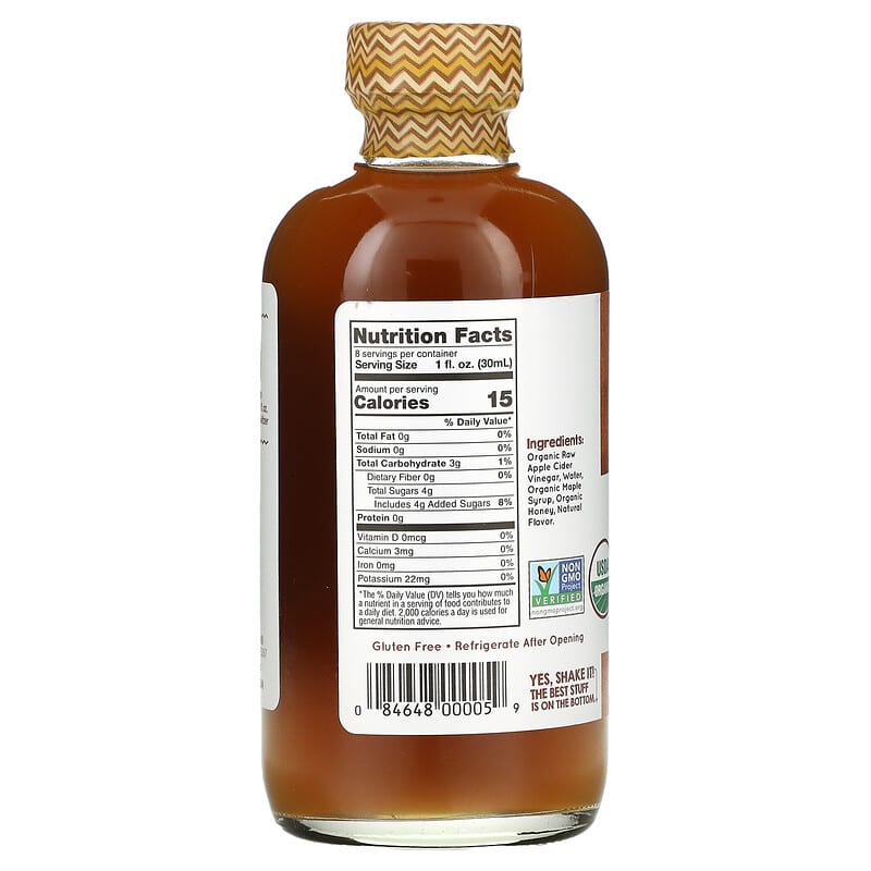 Vermont Village, Apple Cider Vinegar, Maple & Honey , 8 fl oz (236 ml) 84648000059