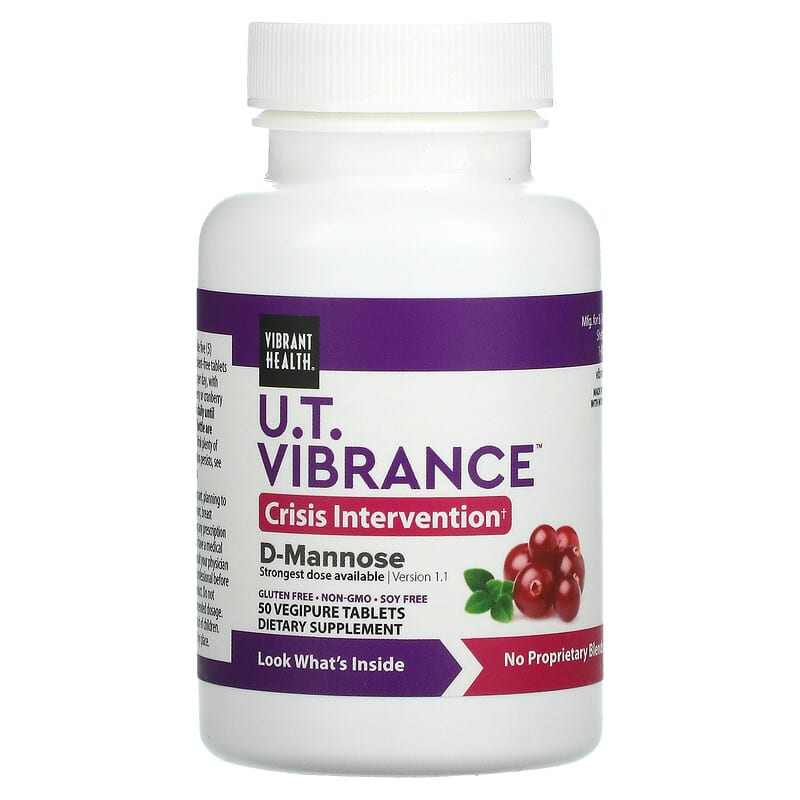 Vibrant Health U.T. Vibrance 50 Vegipure Tablets 74306800503