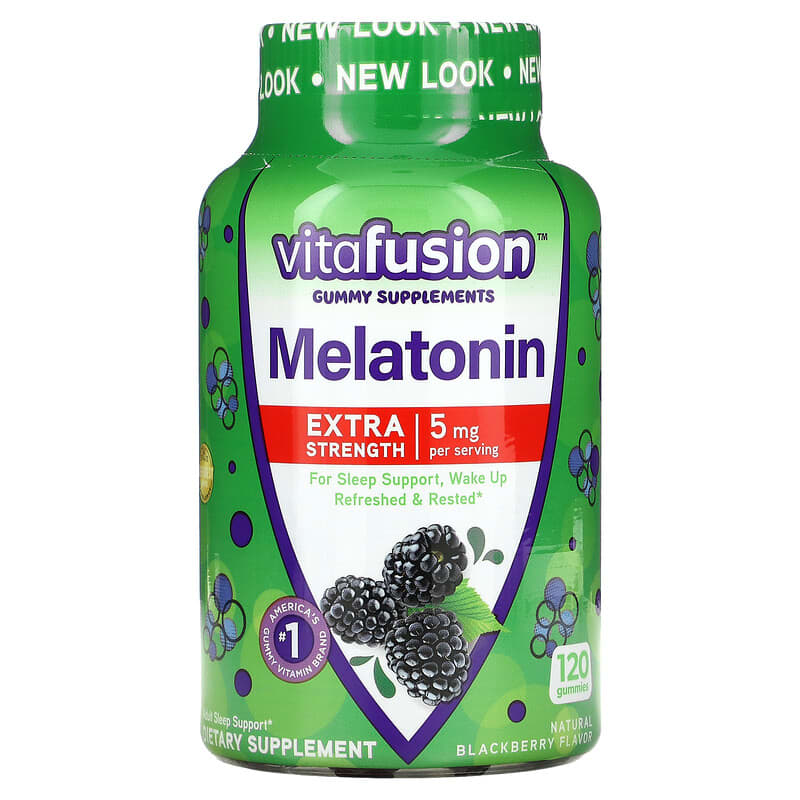VitaFusion Melatonin Extra Strength Blackberry  2.5 mg 120 Gummies 27917000275