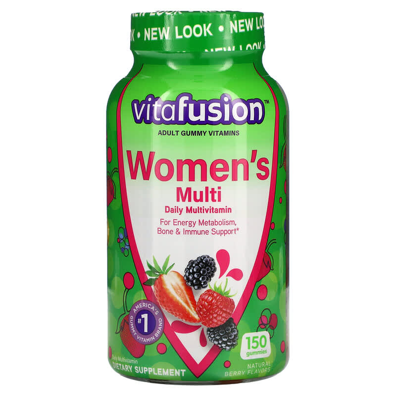 VitaFusion Women's Multi Daily Multivitamin Natural Berry 150 Gummies 27917022710