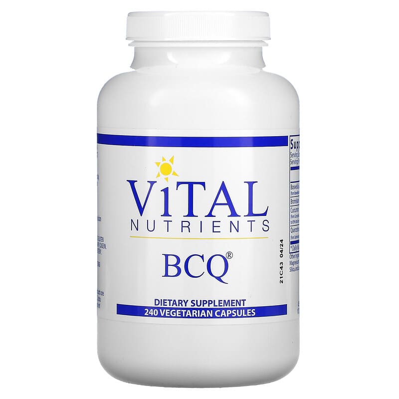 Vital Nutrients BCQ 240 Vegetarian Capsules 693465202319