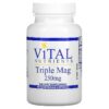 Vital Nutrients Triple Mag 250 mg 90 Vegetarian Capsules 693465309117