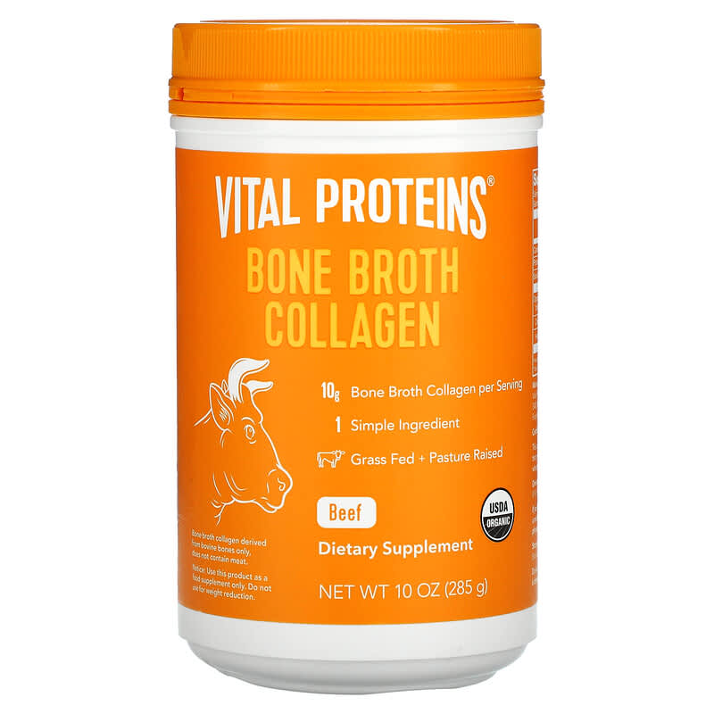 Vital Proteins Bone Broth Collagen Beef 10 oz (285 g) 850232005591