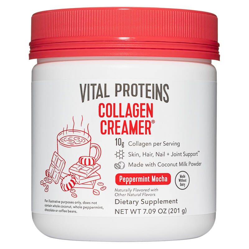 Vital Proteins Collagen Creamer Peppermint Mocha 7.09 oz (201 g) 850019568677